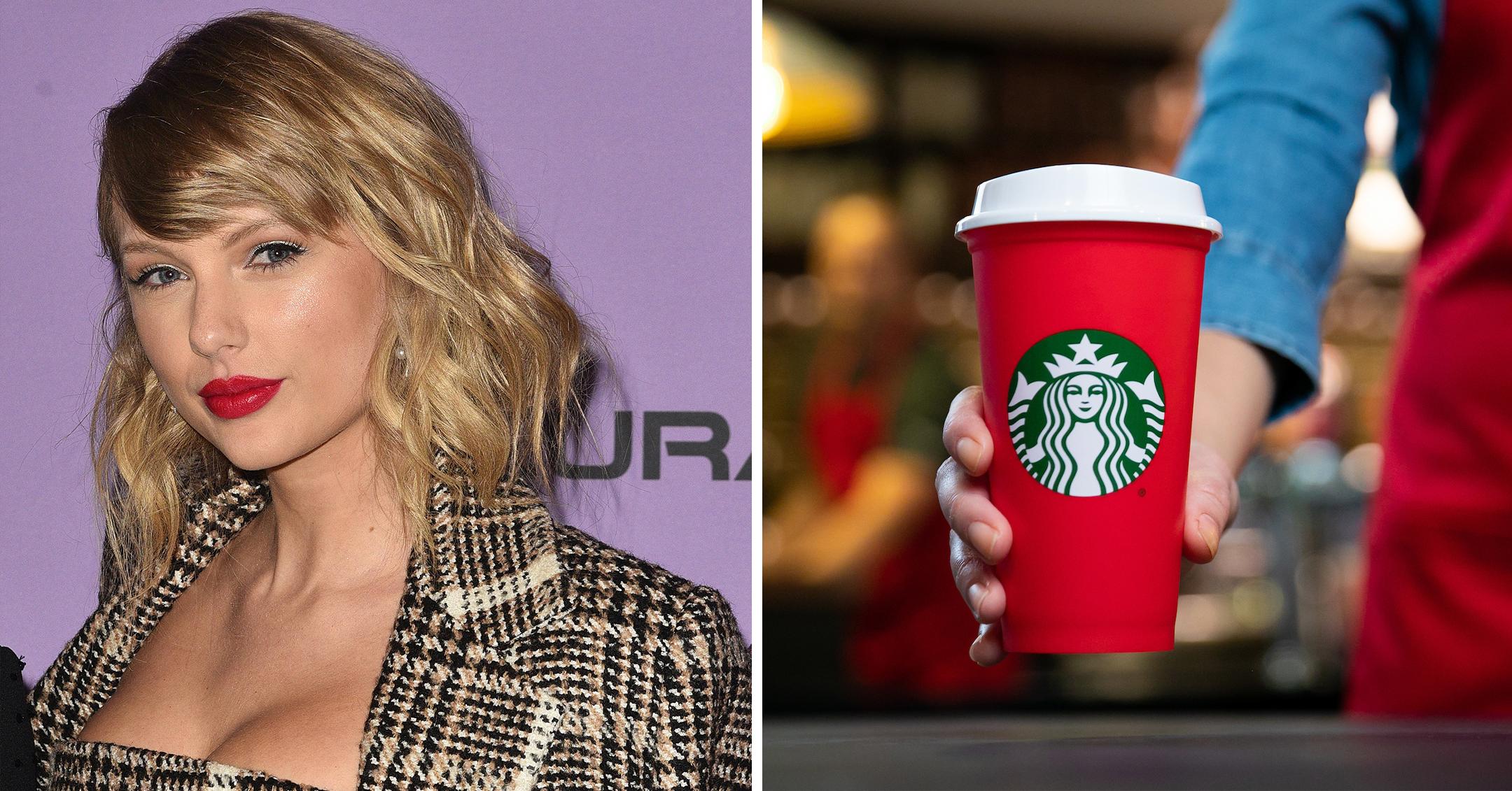 Taylor Swift Officially Teams with Starbucks To Celebrate Red Season