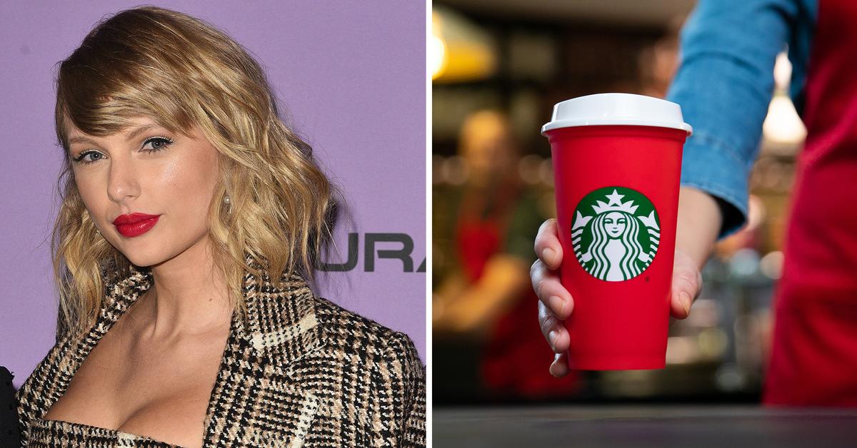 Taylor Swift & Starbucks Unveil 'taylor's Latte' In Honor Of 'red'