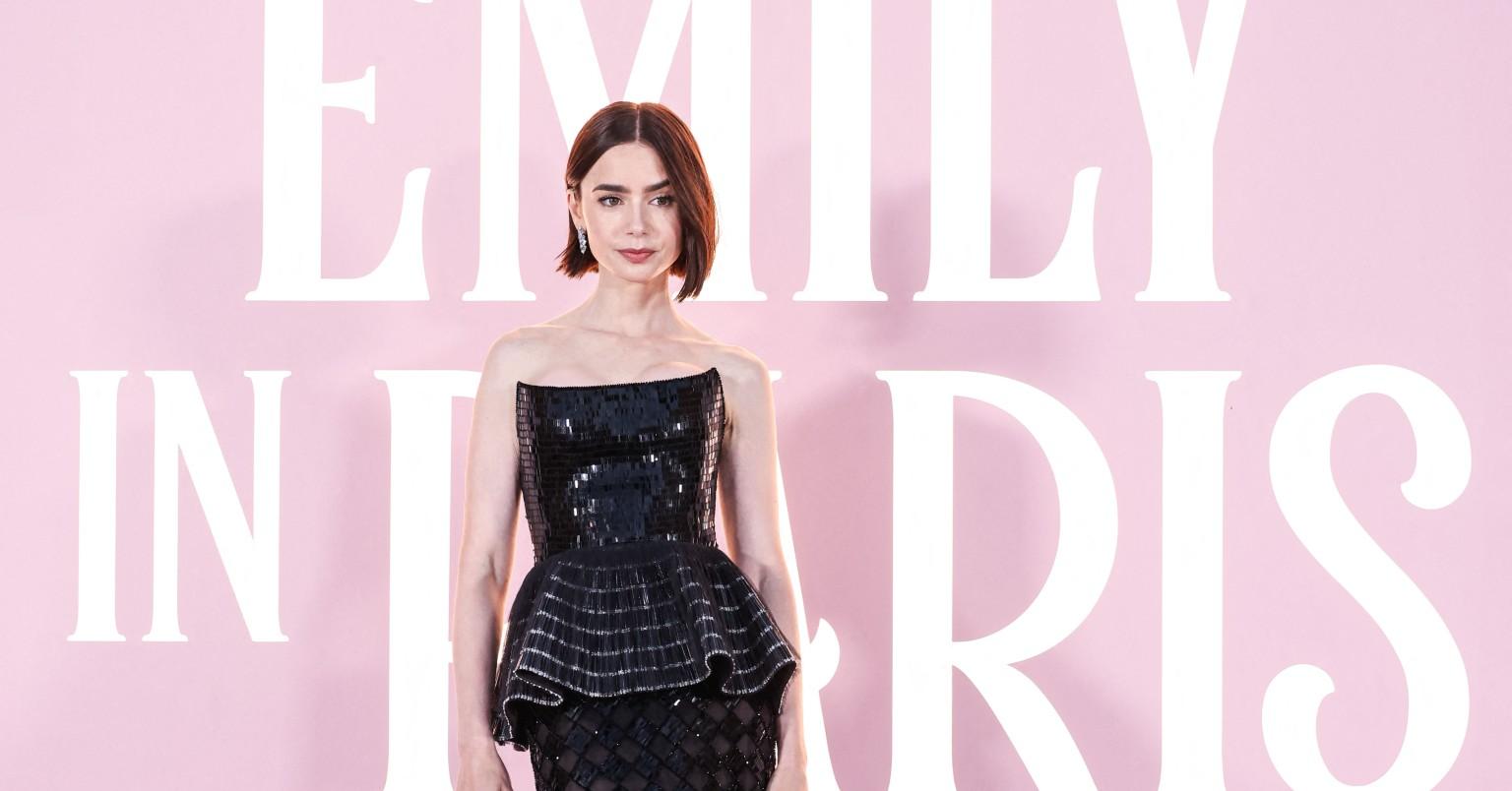 lily collins reveals favorite emily in paris outfit ever