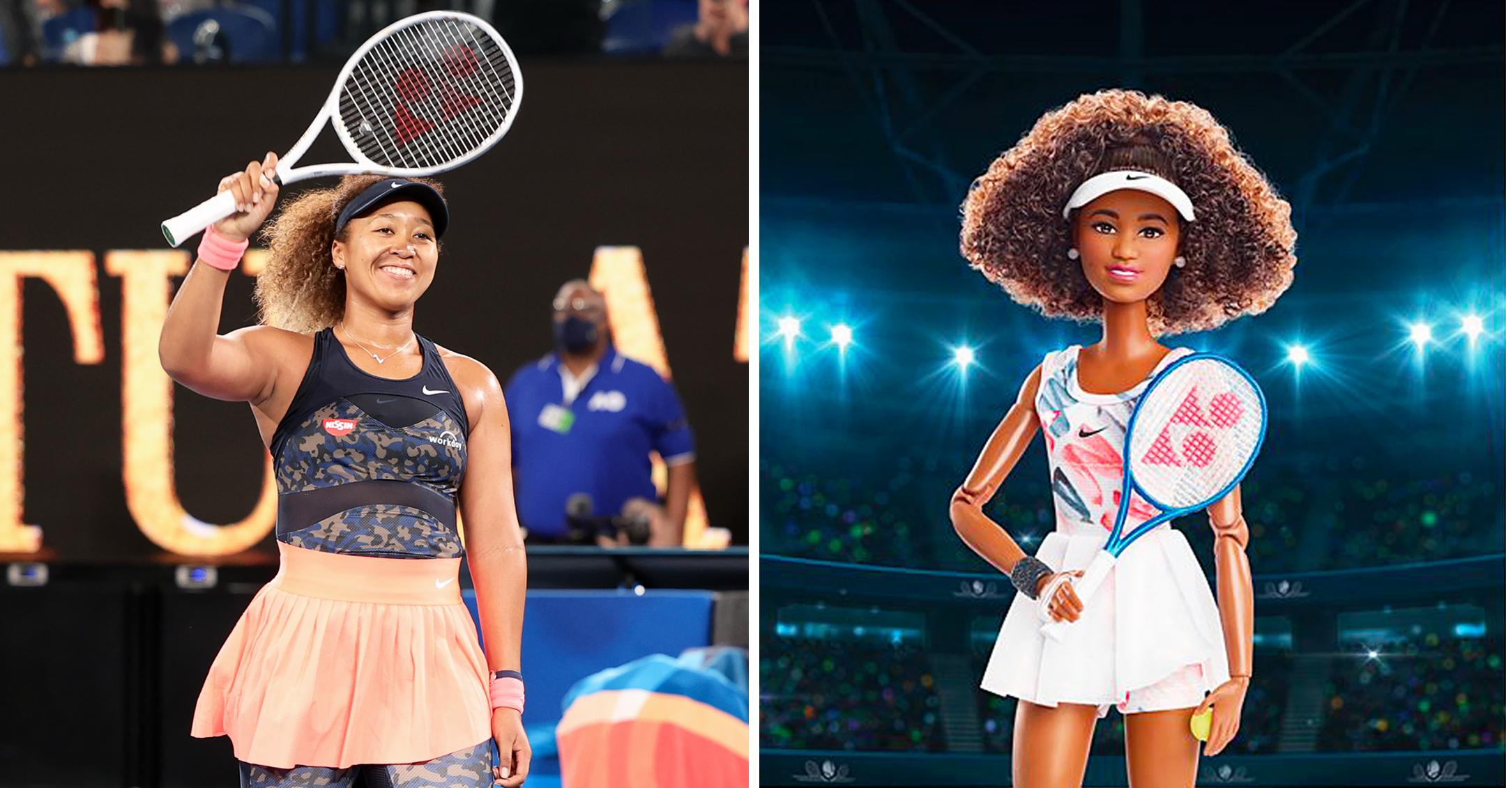 naomi osaka hopes barbie doll reminds young girls dream big mh