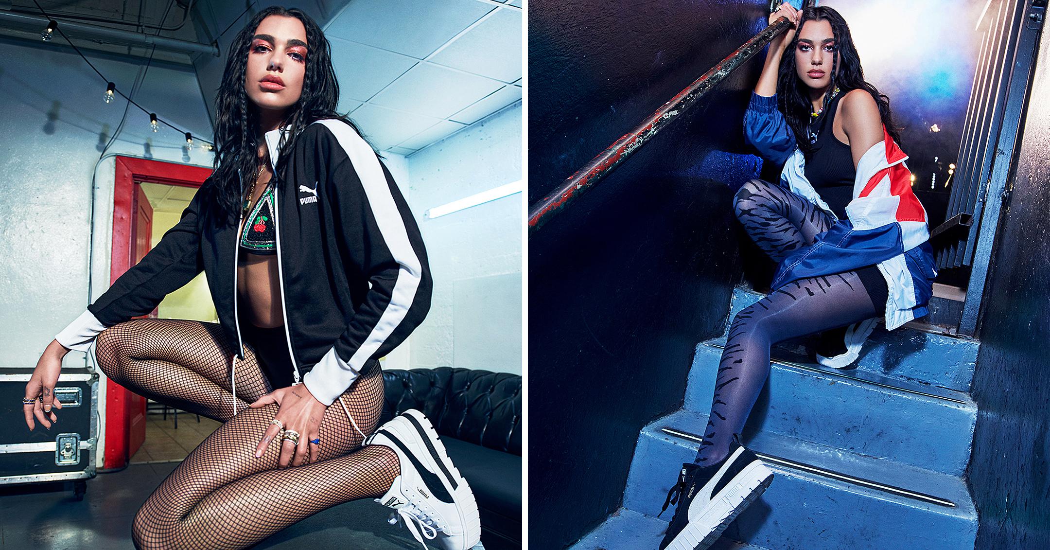 dua lipa in campaign for puma