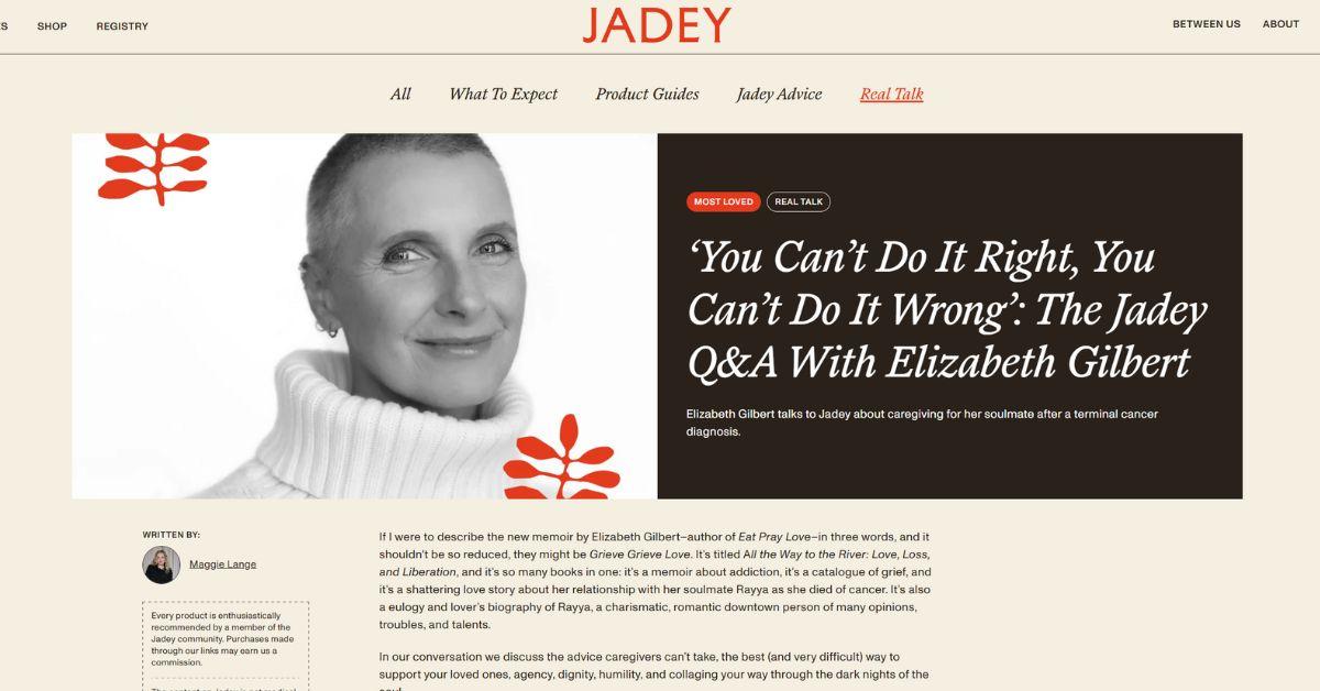 image of Jadey is building a community. 
