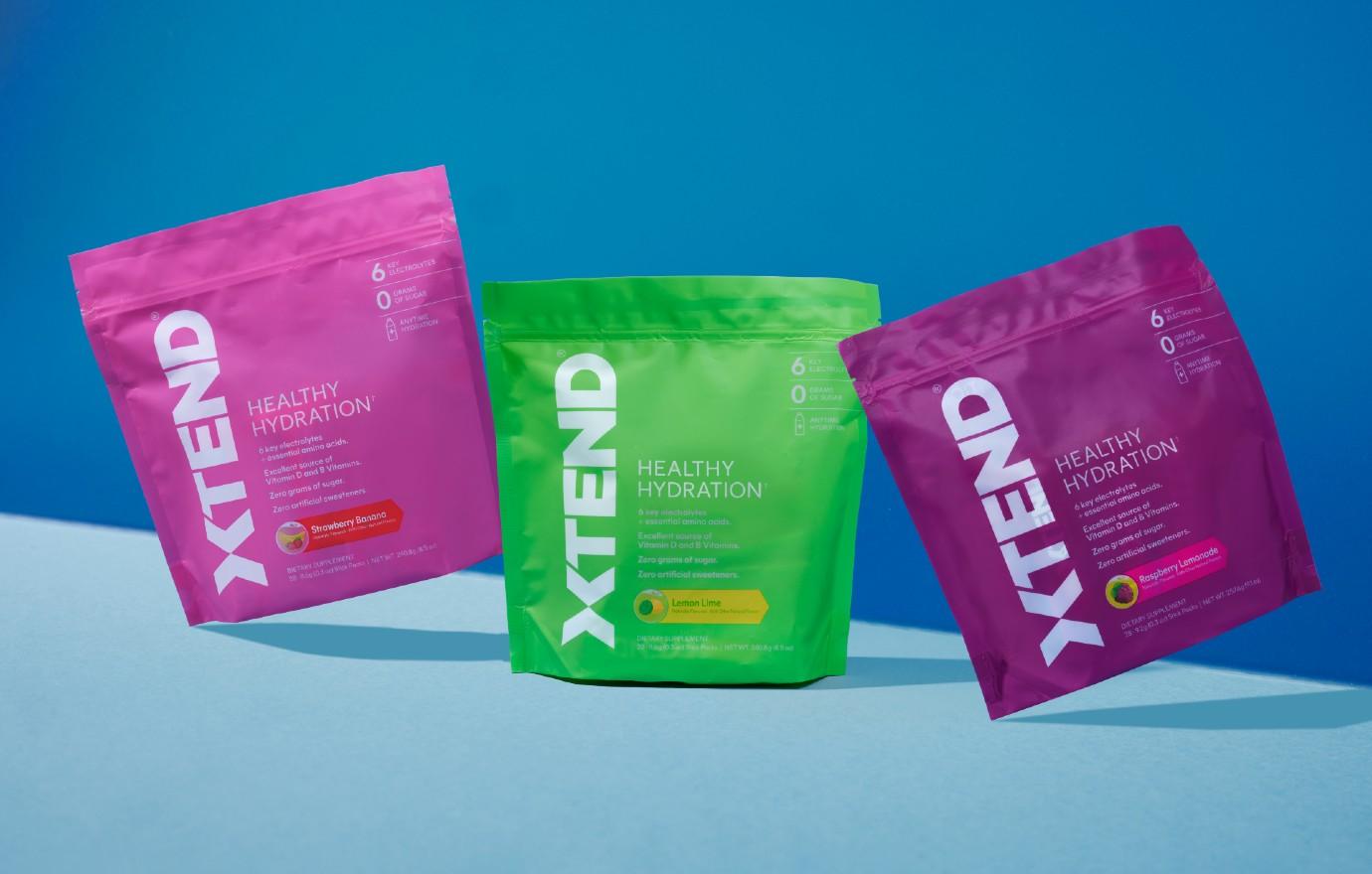 XTEND Launches New Electrolyte Drink Mix Packet With Zero Sugar