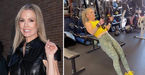 Composite photo of Jennie Garth.