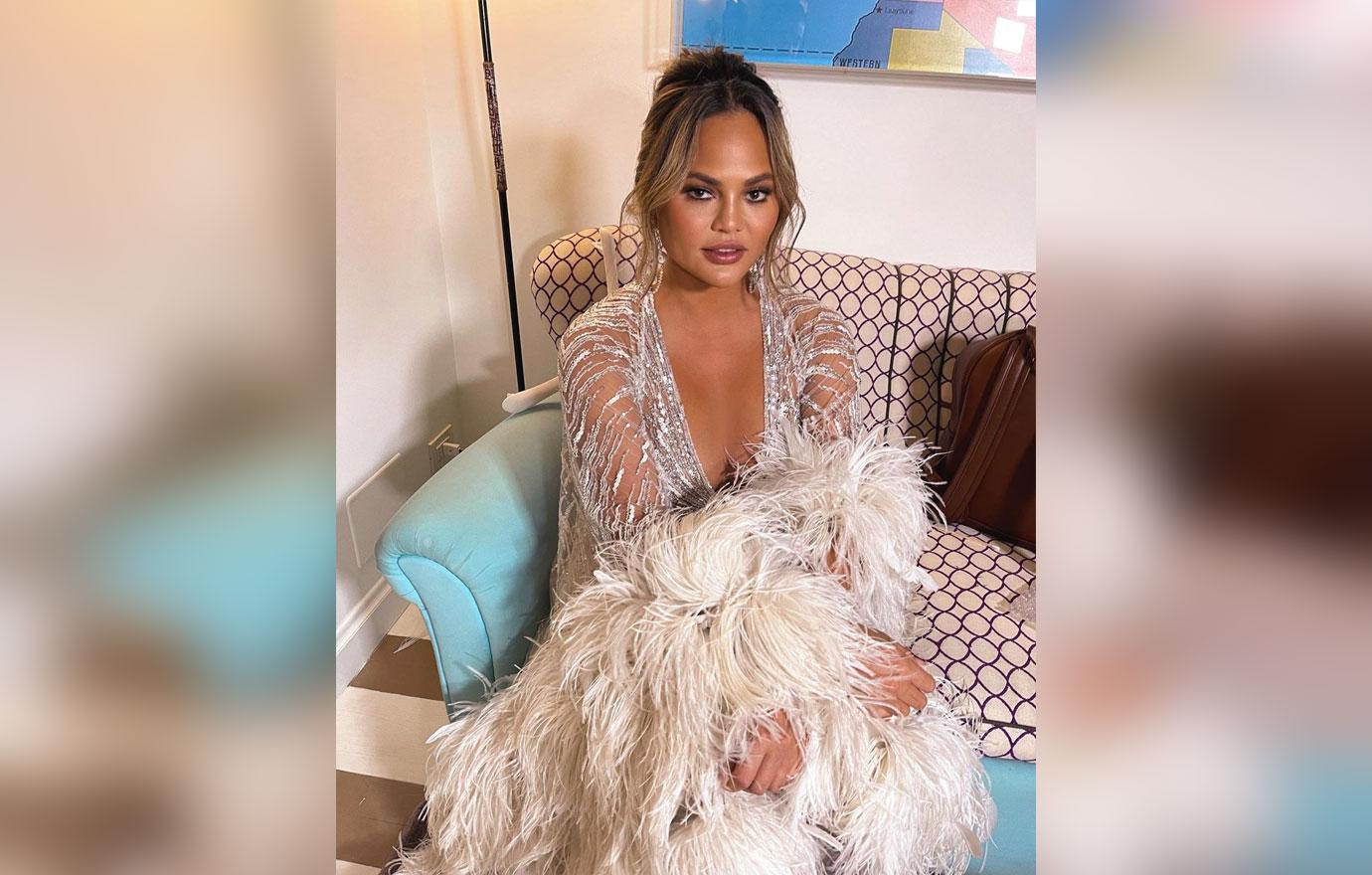 chrissy teigen attends first sober italian getaway