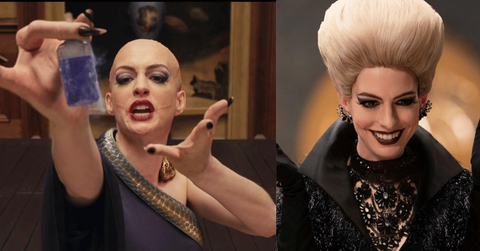 Her character, the Grand High Witch, had three-fingered hands.