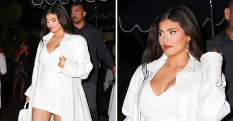 pregnant kylie jenner was spotted leaving carbone