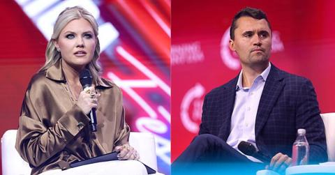 Erika Kirk and her late husband Charlie Kirk