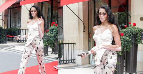 winnie harlow paris fashion week
