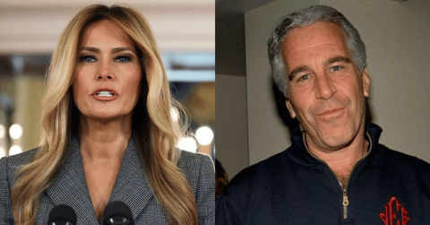 Melania Trump denied allegations that she met Donald Trump through Jeffrey Epstein.