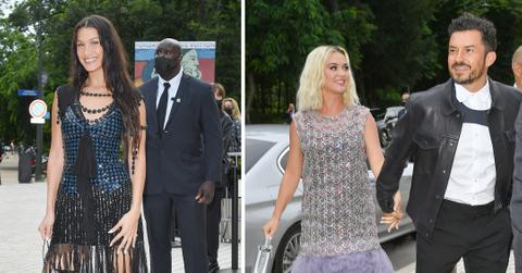 celebs attend louis vuitton parfum dinner