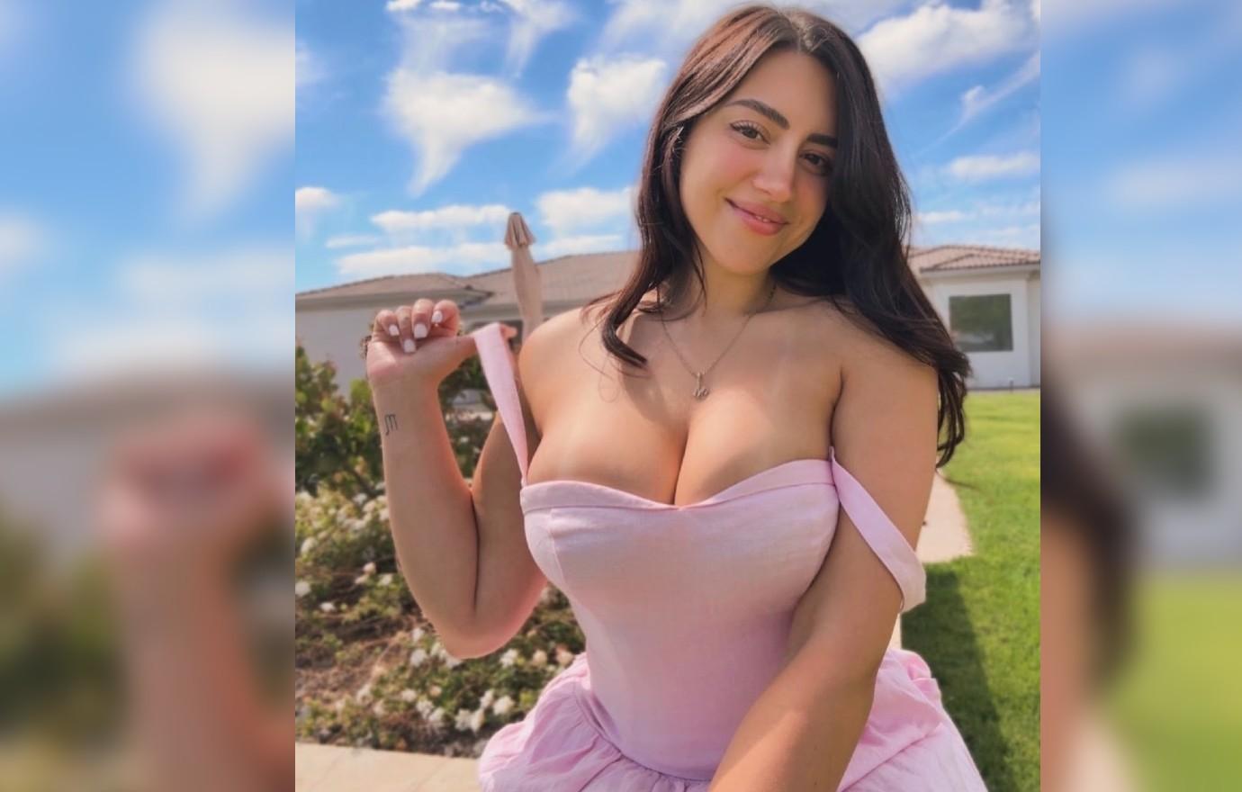 image of Mia Monroe showed off some of her new costumes.