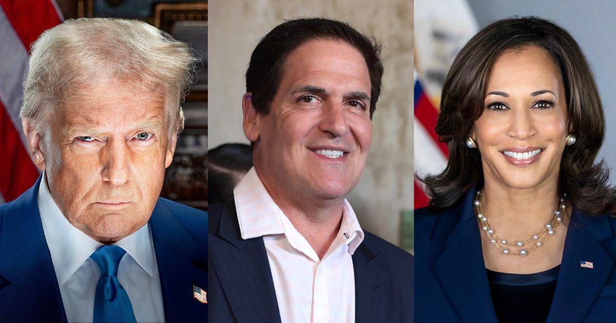 Donald Trump, Mark Cuban, Kamala Harris