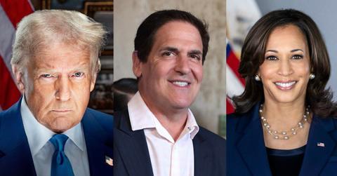 Donald Trump, Mark Cuban, Kamala Harris