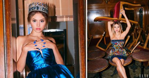 leni klum models dolce and gabbana in venice for their new alta moda collection