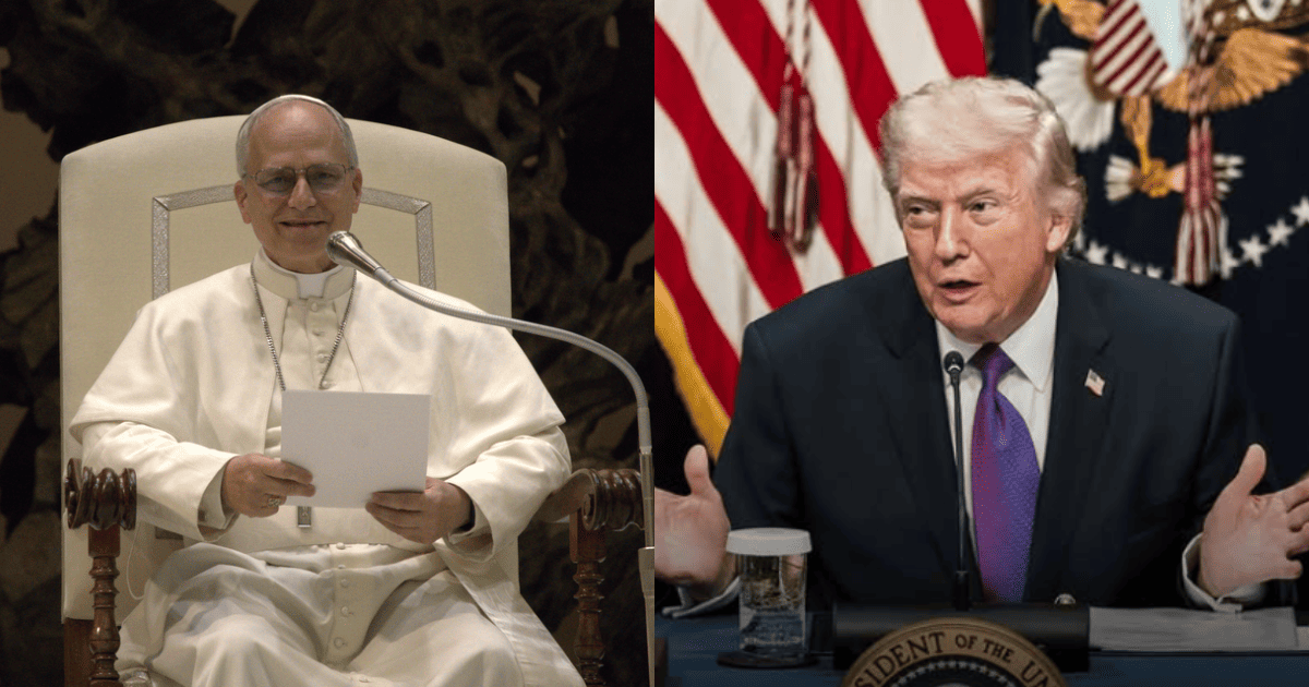 Pope Leo XIV; Donald Trump