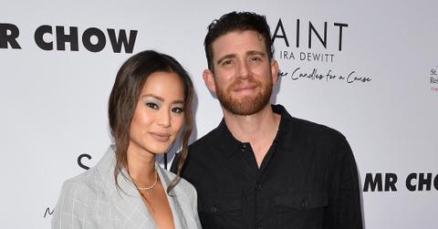 new parents jamie chung bryan greenberg show twin babies