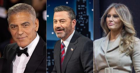 George Clooney; Jimmy Kimmel; Melania Trump