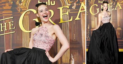 elle fanning attends the hulu the great premiere