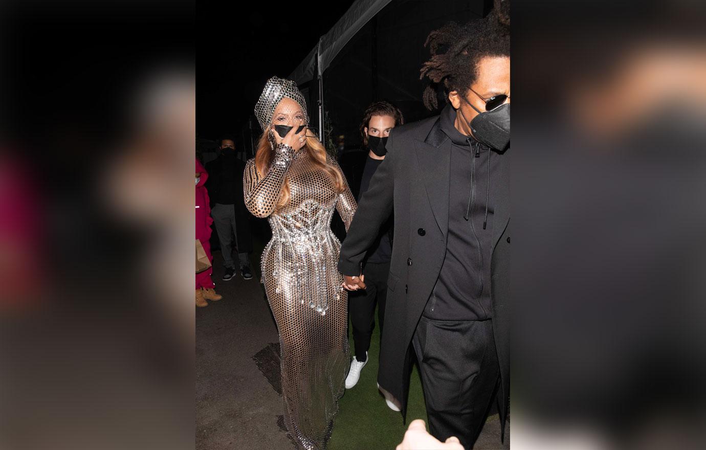 beyonce jay z leaving giorgio baldi after grammys