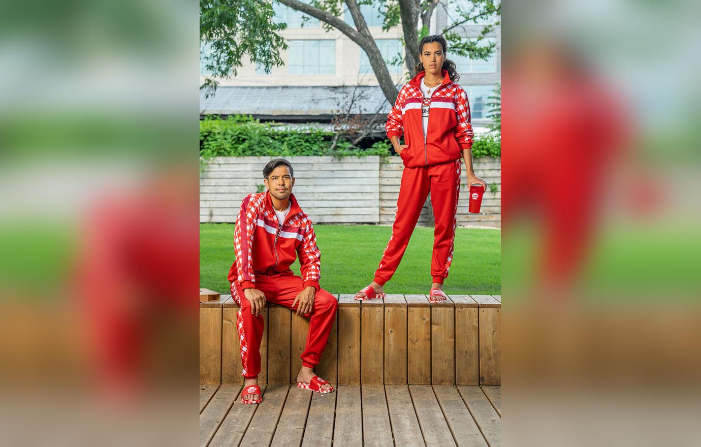 pizza hut launches its own streetwear collection featuring tracksuits and slides