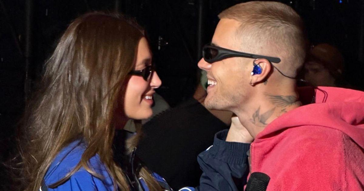 Hailey Bieber and Justin Bieber at Coachella 