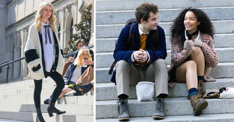 gossip girl on set in nyc