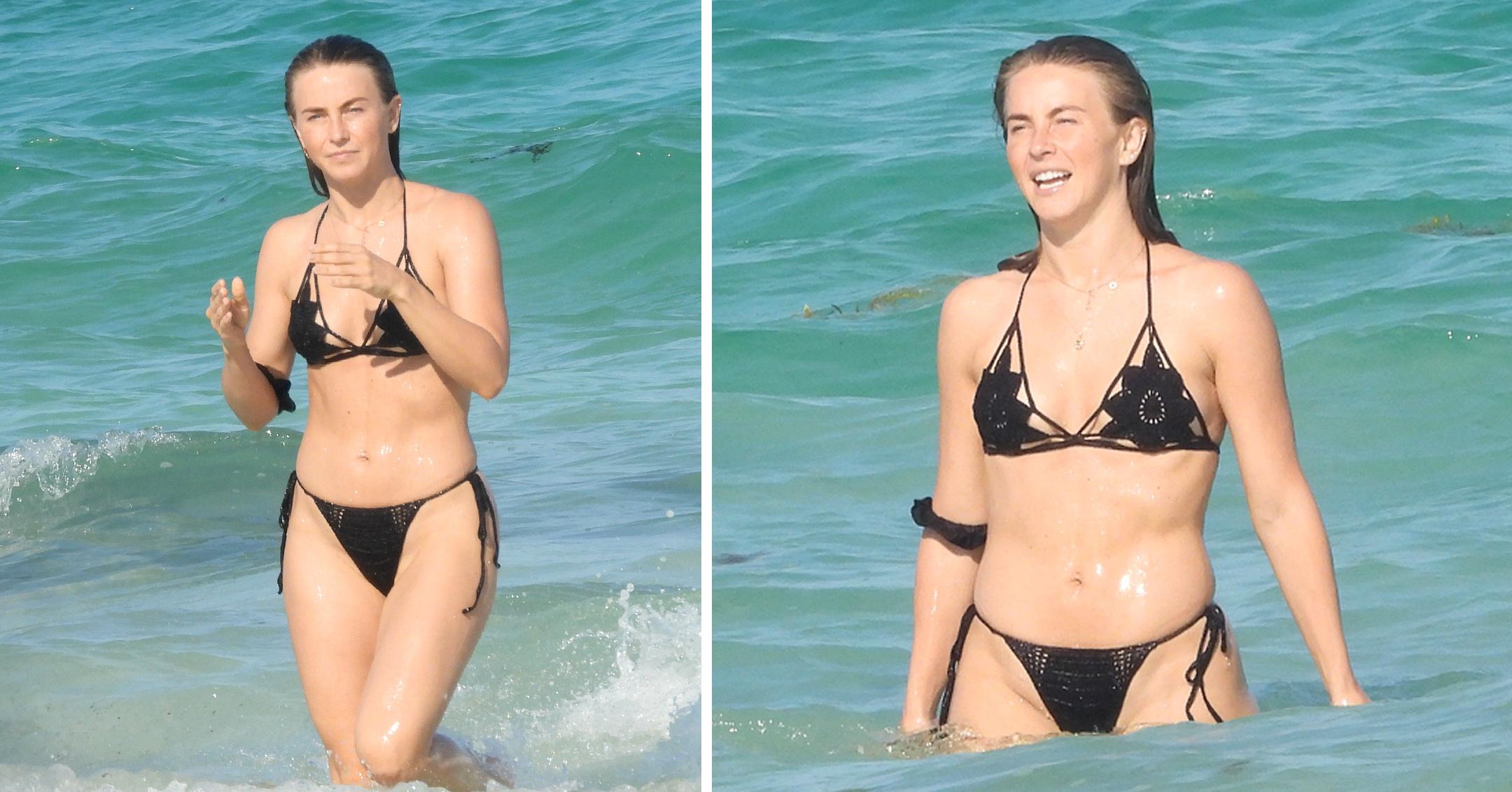 julianne hough hits the beach in bikini in tulum mexico