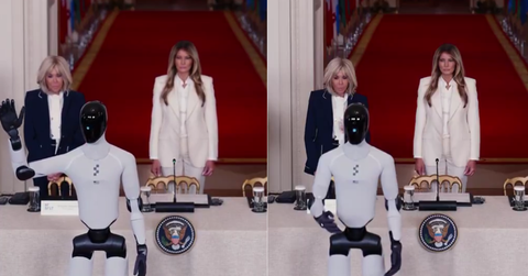 Melania Trump at the 'Fostering the Future Together' Summit