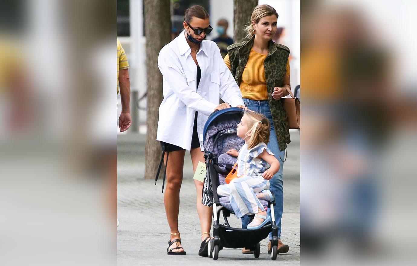 irina shayk and her daughter lea cooper seen out and about in nyc mh