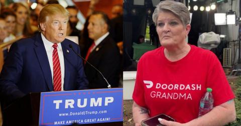 Donald Trump and Sharron Simmons