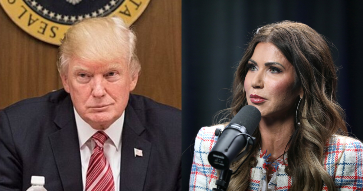 Donald Trump; Kristi Noem