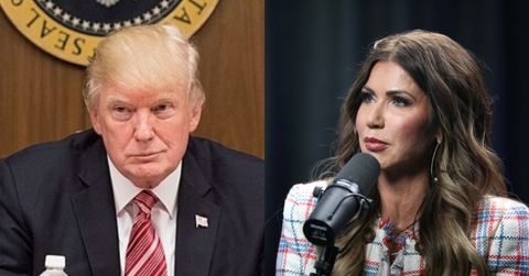 Donald Trump; Kristi Noem