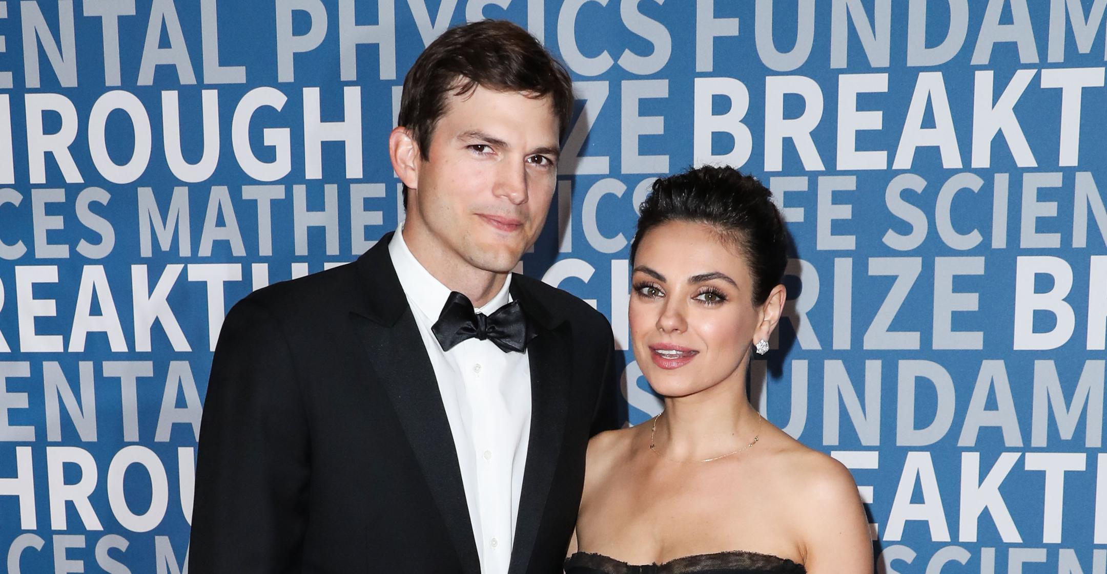 ashton kutcher mila kunis never work same time for sake of kids