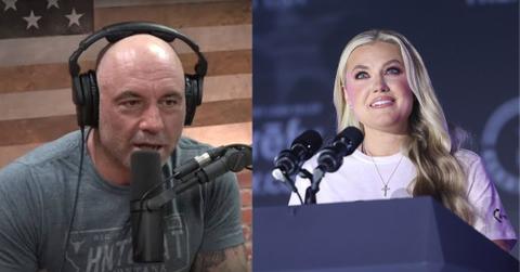 Joe Rogan and Erika Kirk