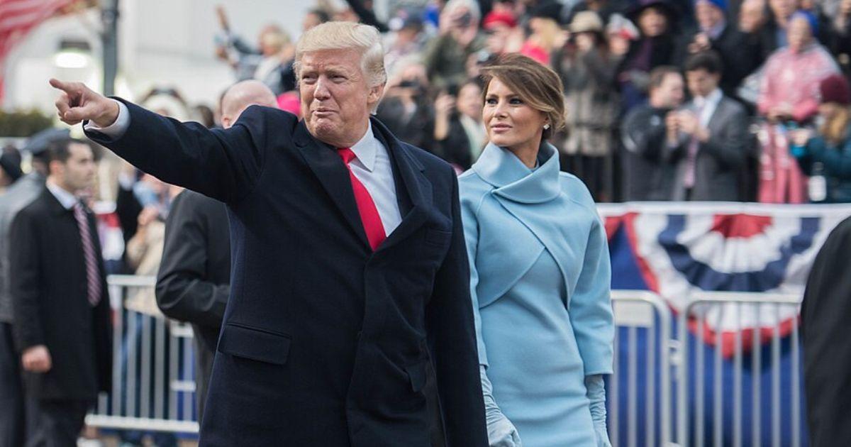 Donald Trump with Melania Trump