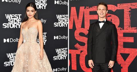 rachel zegler ansel elgort the west side story premiere