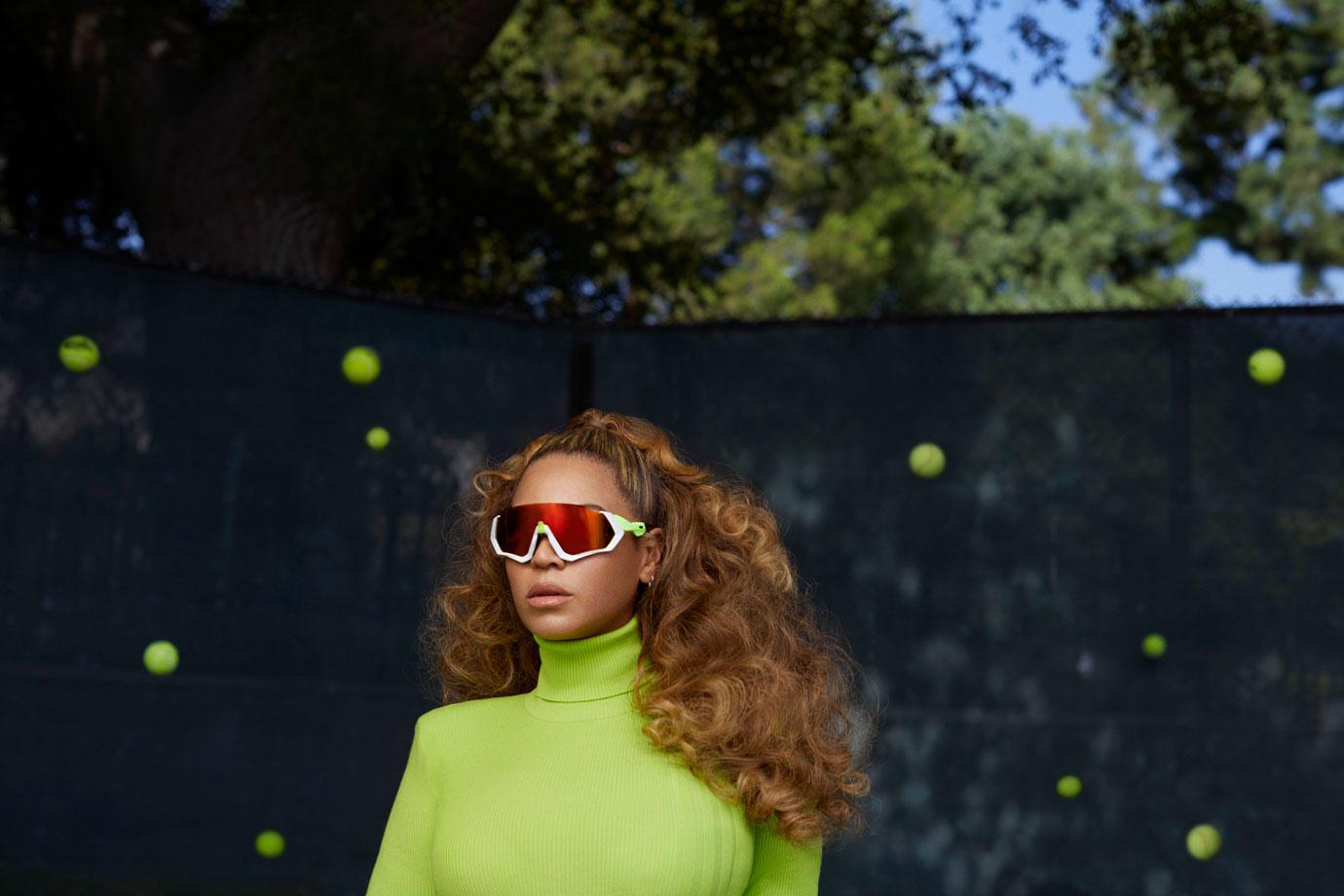 beyonce hits the tennis court launch of adidas x ivy park halls of ivy collection