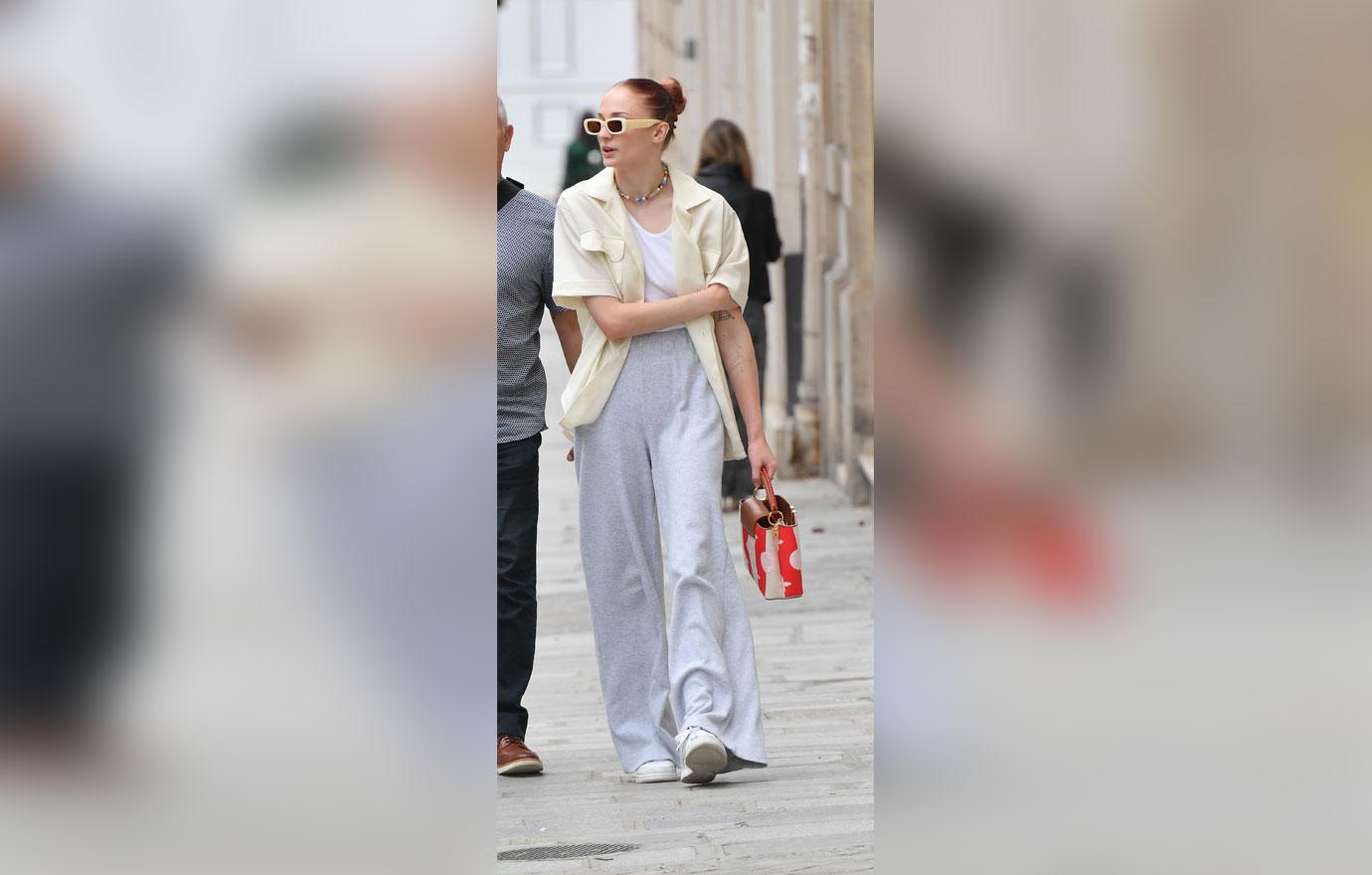 sophie turner and joe jonas during paris fashion week