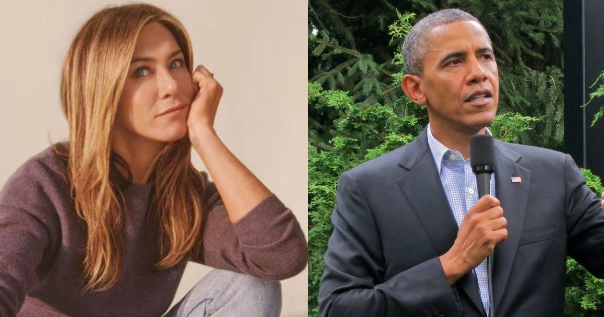 Barack Obama and Jennifer Aniston 