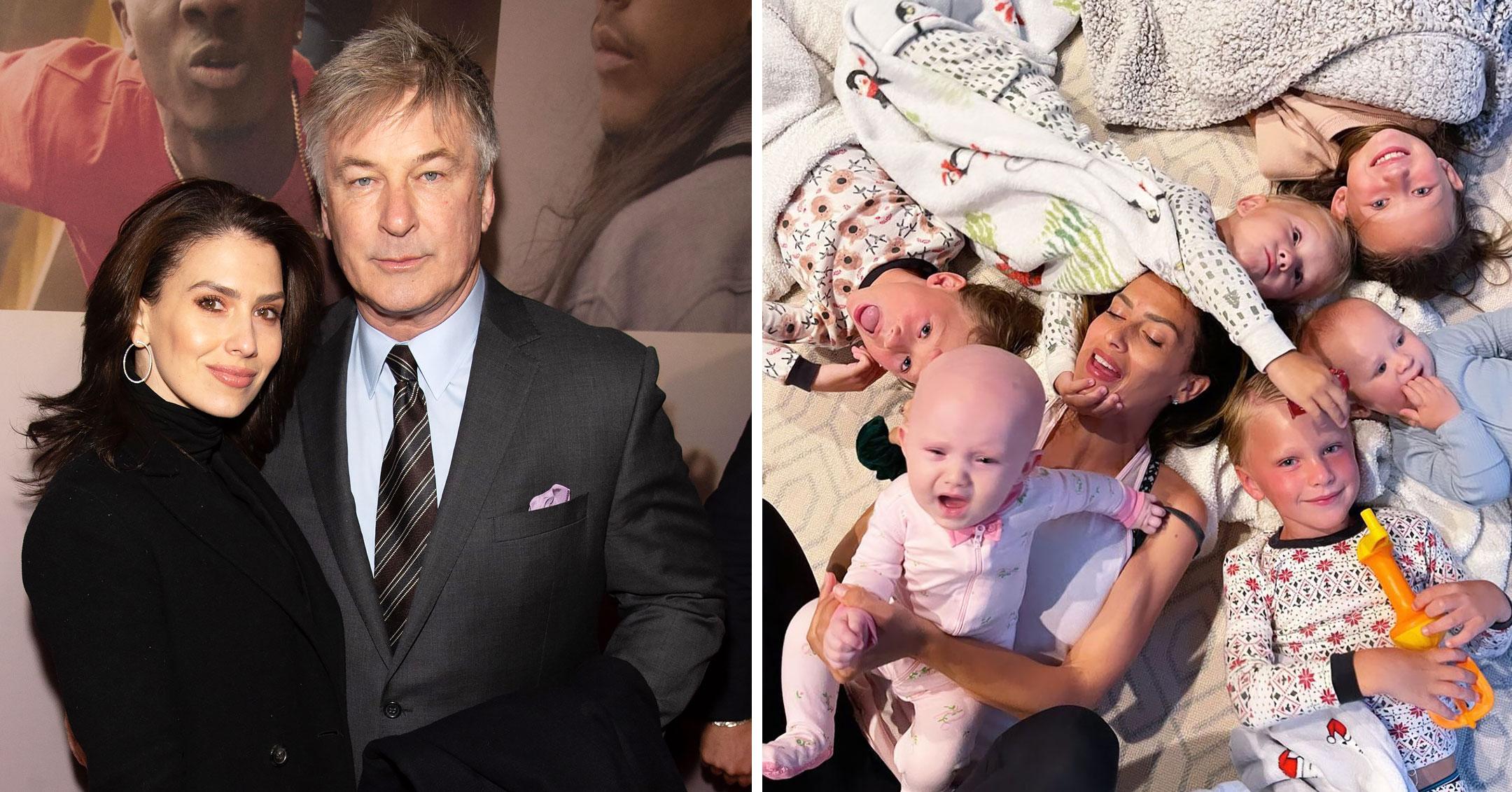 hilaria baldwin posts photo with all  kids mh