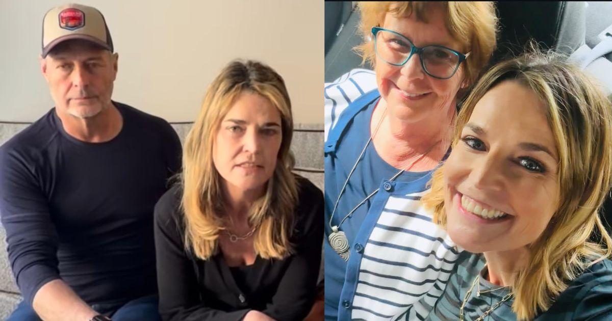 Savannah Guthrie with brother Camron and mother Nancy Guthrie