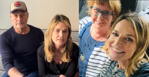 Savannah Guthrie with brother Camron and mother Nancy Guthrie