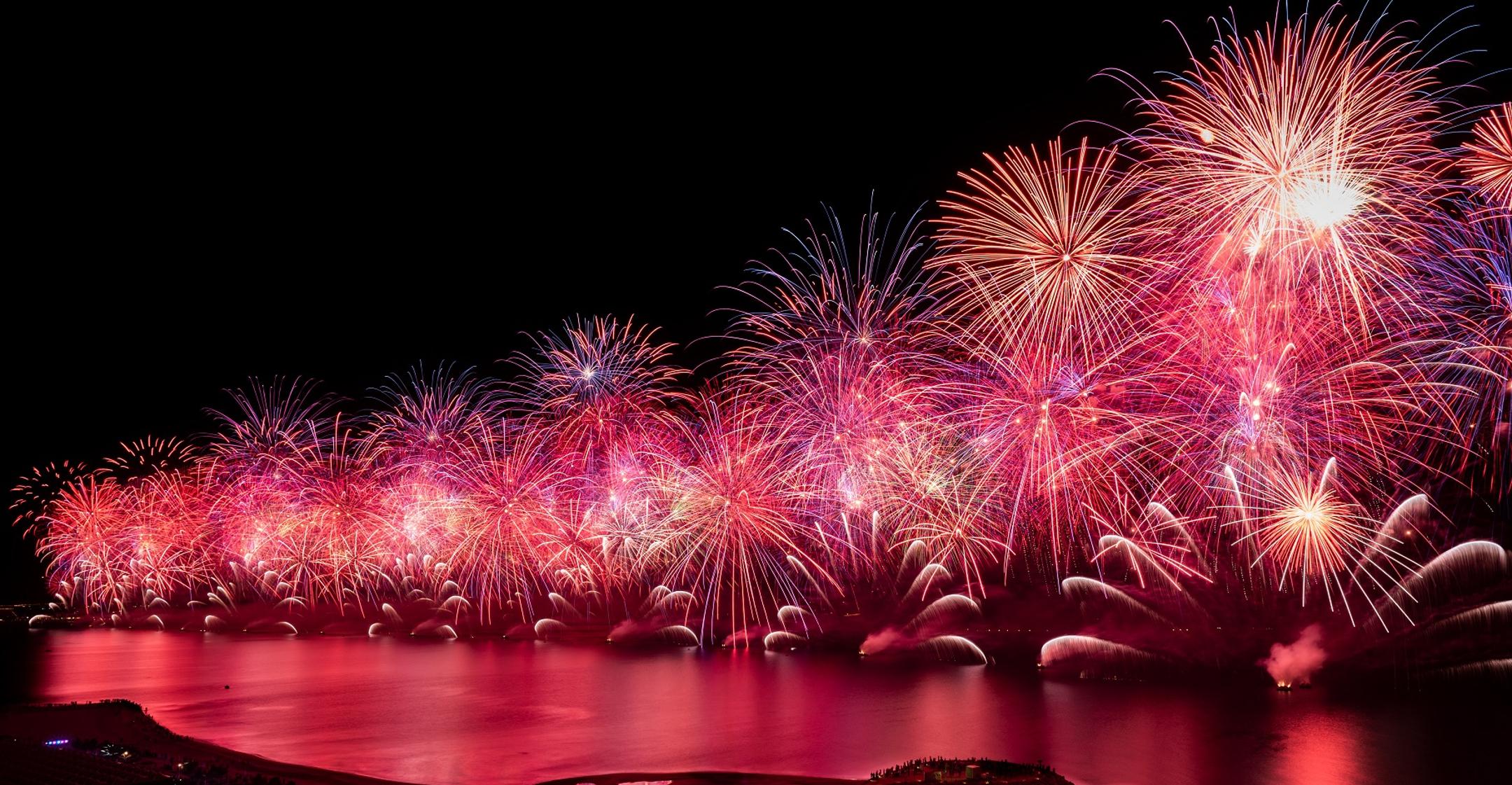 ras al khaimah broke guinness records fireworks