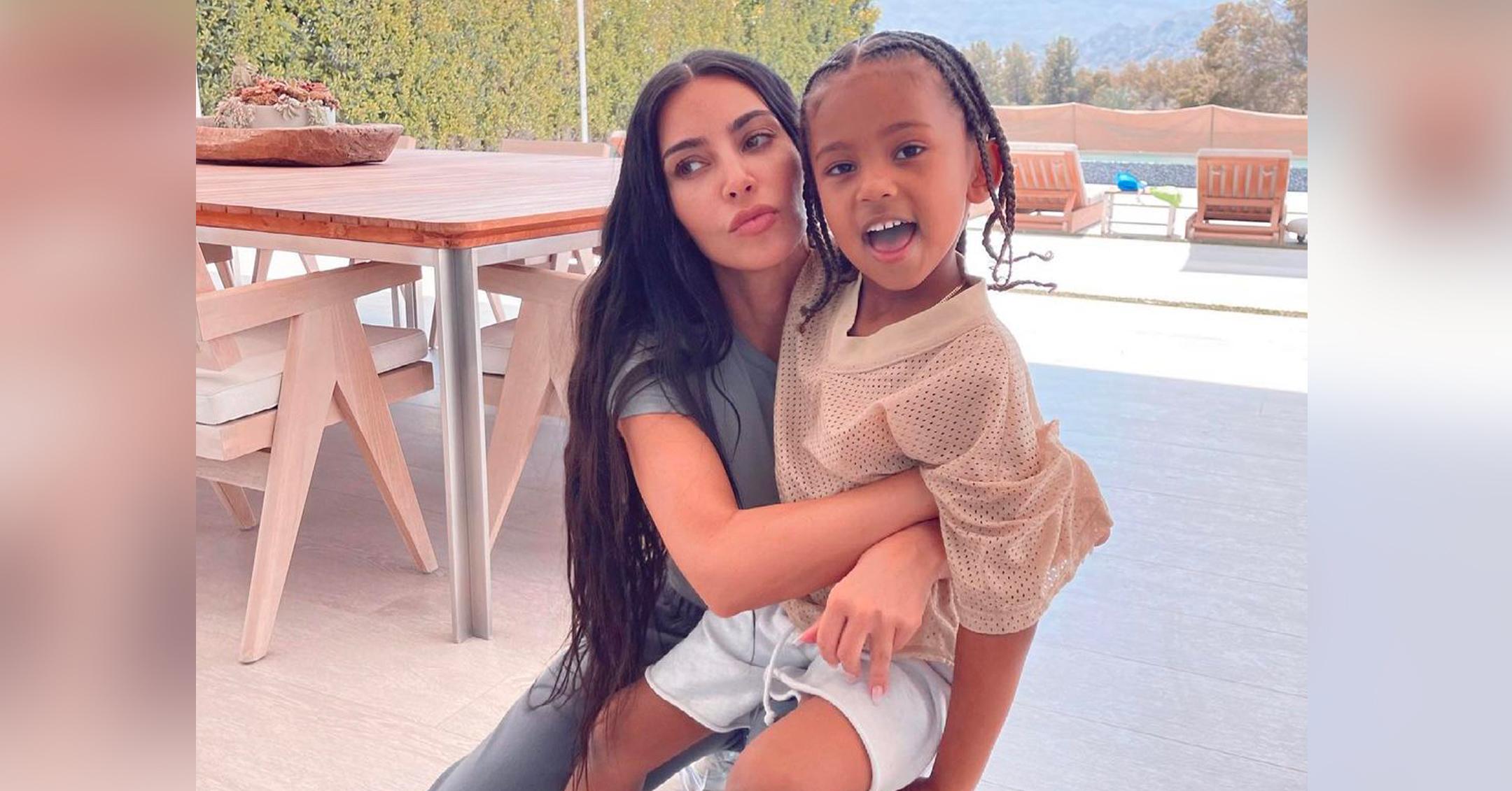 kim kardashian reveals saint broke his arm