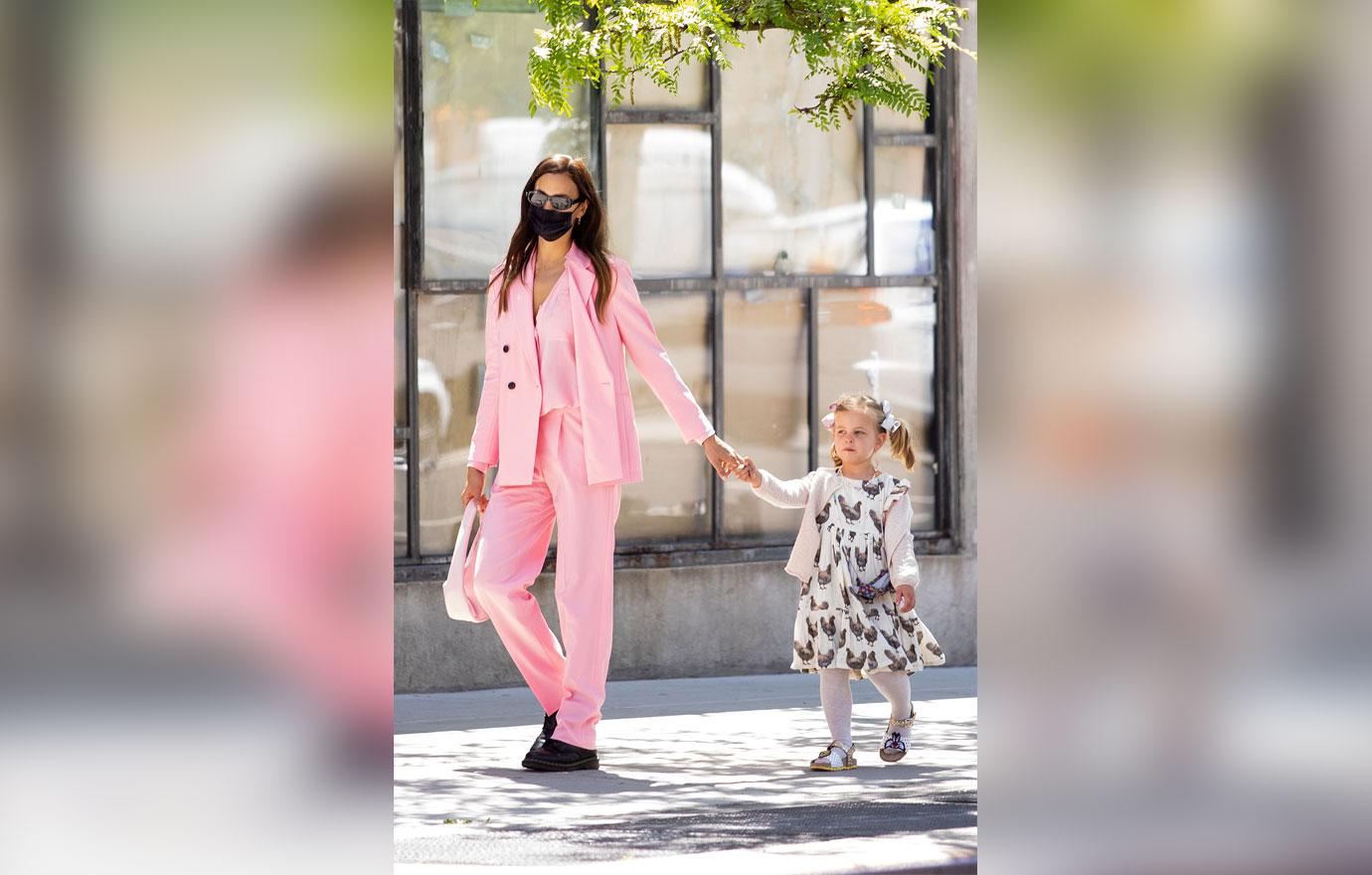 irina shayk and daughter lea cooper in greenwich village