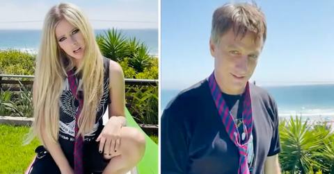 avril lavignes first tiktok features skr boi and tricks from tony hawk