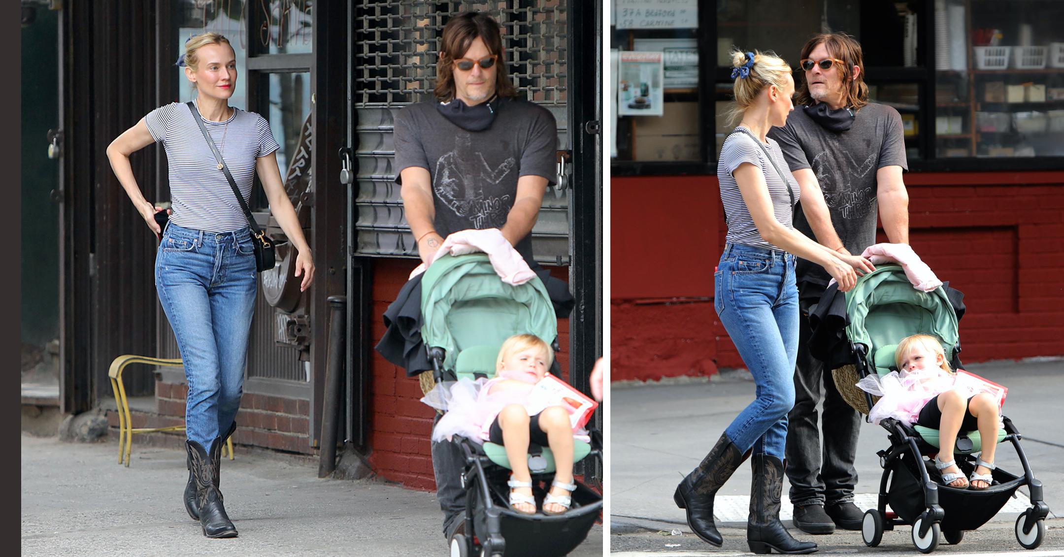 Diane Kruger Steps Out with Norman Reedus After Giving Birth