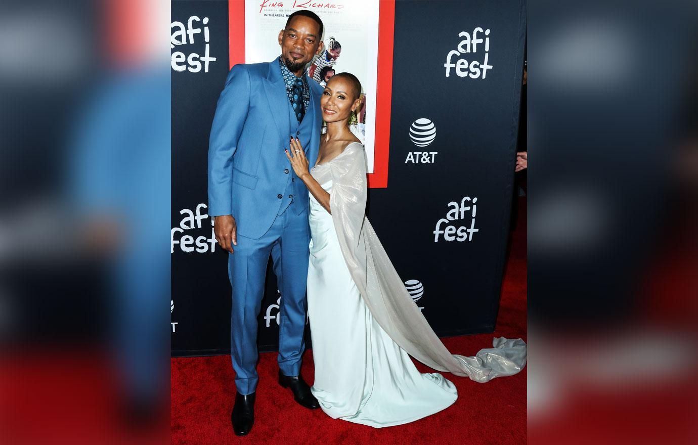 will smith jada family venus serena williams afi fest closing night of king richard