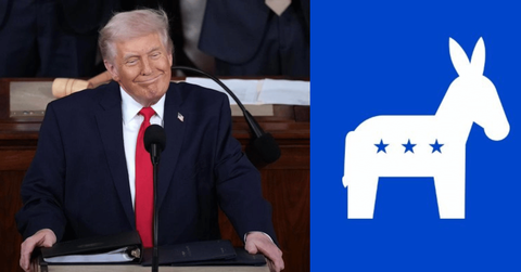 President Trump's new nickname is a play on the words "Dumb" and "Democrats."